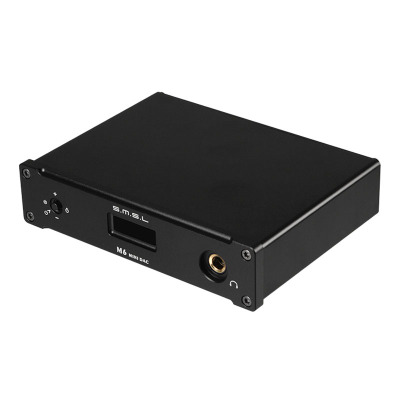 S.M.S.L 双木三林 M6 异步多功能HIFI音频解码器耳放一体机DAC 黑色
