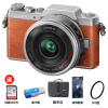 松下 Lumix DMC-GF8XGK(X1442)数码微单相机 微型单电电动镜头套机 橙色