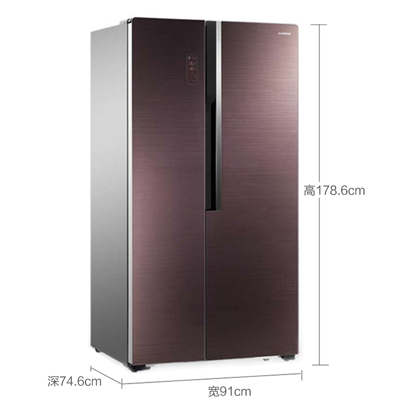 容声冰箱BCD-629WKS1HPGA 光印棕高清大图