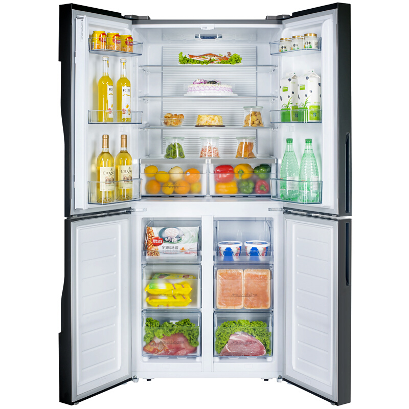 容声冰箱(Ronshen) BCD-460WSK2FPGA 十字对开门冰箱 风冷无霜 LED 变频双循环 玻璃面板高清大图