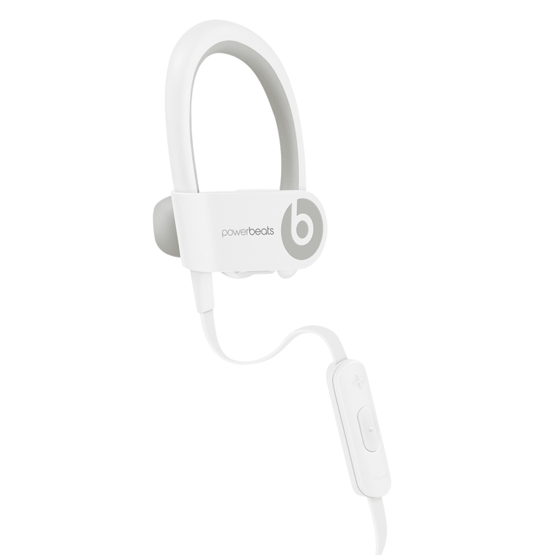 Beats Powerbeats 2 Wireless 无线蓝牙耳机 入耳式运动耳机 耳挂式耳机 (带麦) 白色