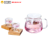 物生物(RELEA)耐热高温玻璃茶壶煮泡茶壶过滤茶具大小家用花茶玻璃壶套装