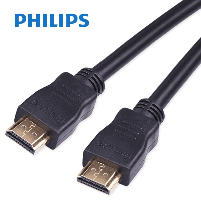 飞利浦(Philips) 高清数字液晶电视电脑机顶盒HDMI/HDTV线 SWV7117A/93 黑色1米