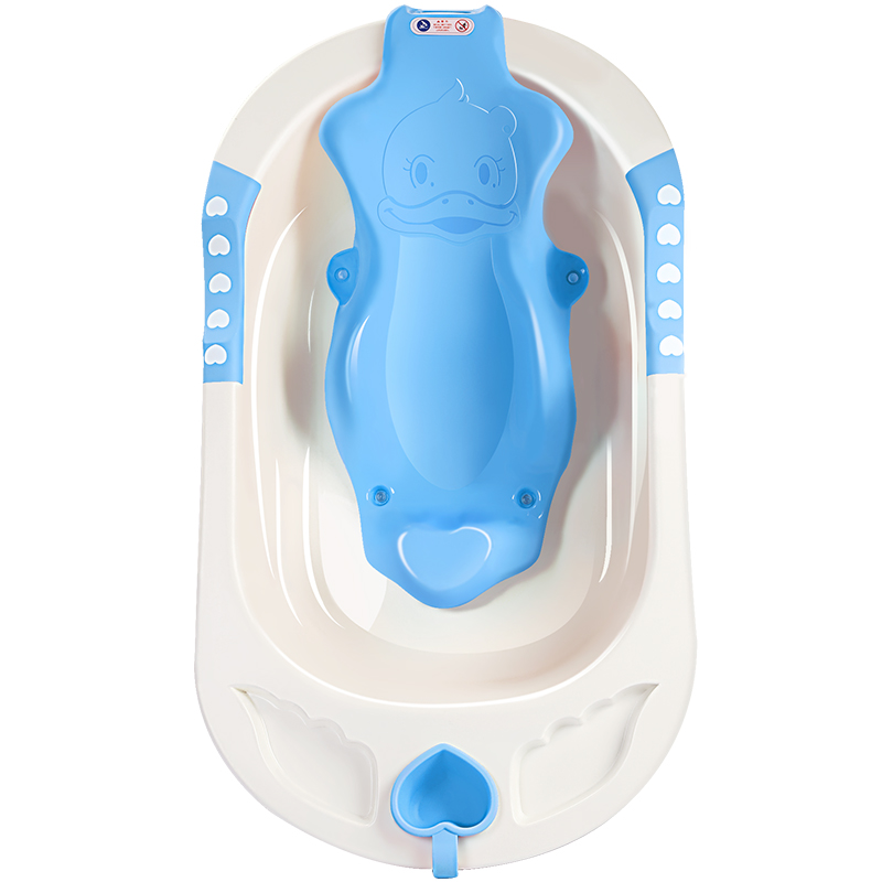 世纪宝贝(babyhood)爱心浴盆 BH-303 蓝色高清大图