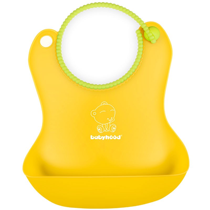 世纪宝贝(babyhood)哈尼婴儿软围兜 BH-401 黄色