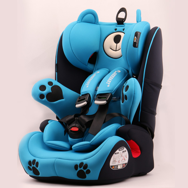 瑞贝乐(REEBABY)汽车儿童安全座椅 小熊 601钢架款(9个月-12岁)9-36KG正向