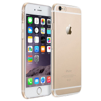ESCASE iPhone6s/6通用 手机壳 苹果手机套 透明TPU高透软壳 钢化膜 玻璃膜 高透壳膜套装