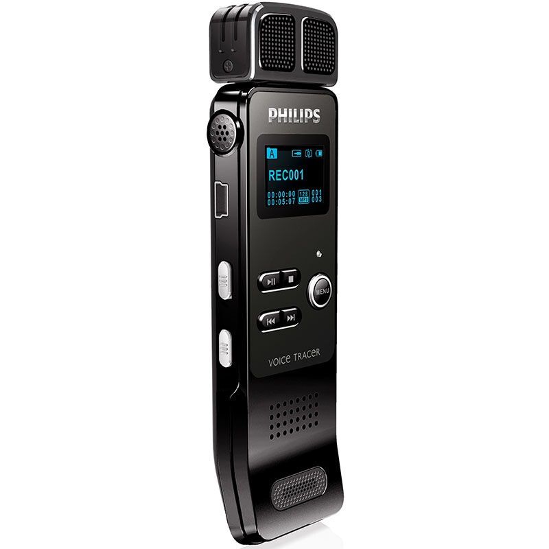 [苏宁自营]飞利浦(Philips) 录音笔 VTR7100 8GB 30米远距离无线麦克风录音 电话录音转接口送保护套