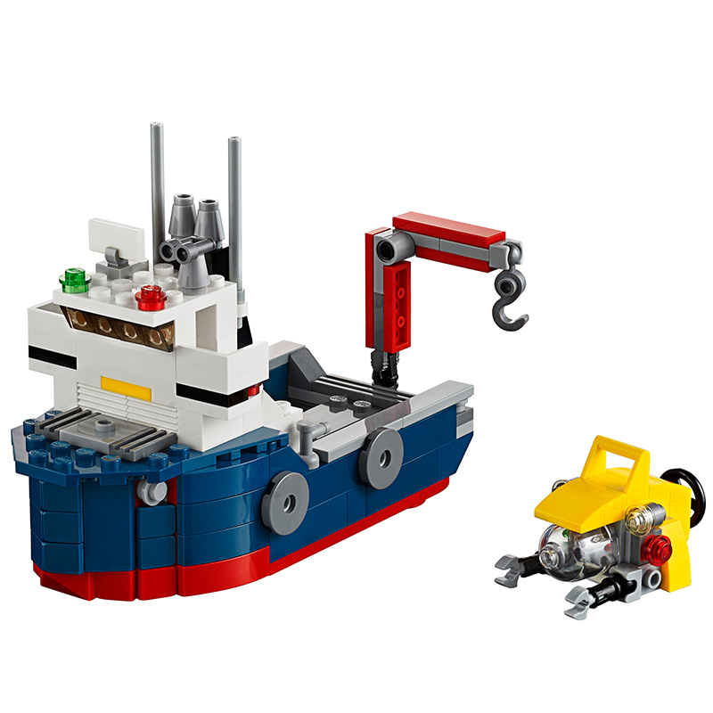 LEGO 乐高LEGO Creator 创意三合一深海探险交通组LEGC31045 玩具 塑料 6-14岁 200块以上高清大图
