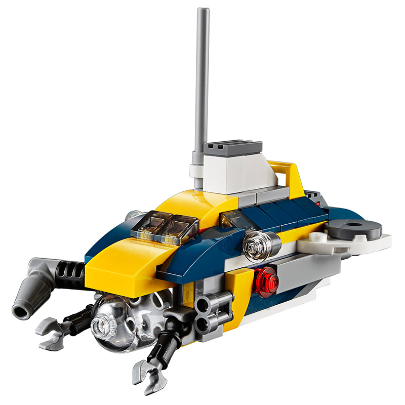 LEGO 乐高LEGO Creator 创意三合一深海探险交通组LEGC31045 玩具 塑料 6-14岁 200块以上高清大图