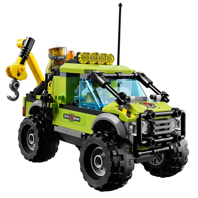 LEGO乐高CityVolcanoExplorers -城市系列火山探险车60121塑料玩具6-14岁100-200块图片