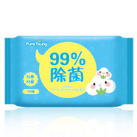 飘漾(Pureyoung)婴幼儿湿巾 10片*20包 99%除菌