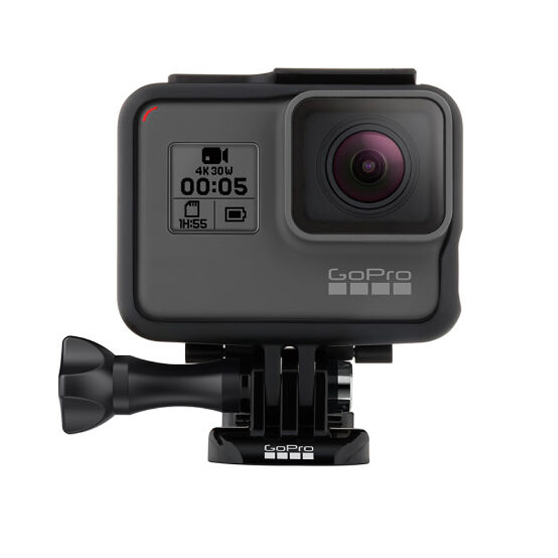 GoPro HERO 5 Black运动摄像机 含自驾旅行配件套包 4K高清视频 触摸屏 10米防水 智能语音控制