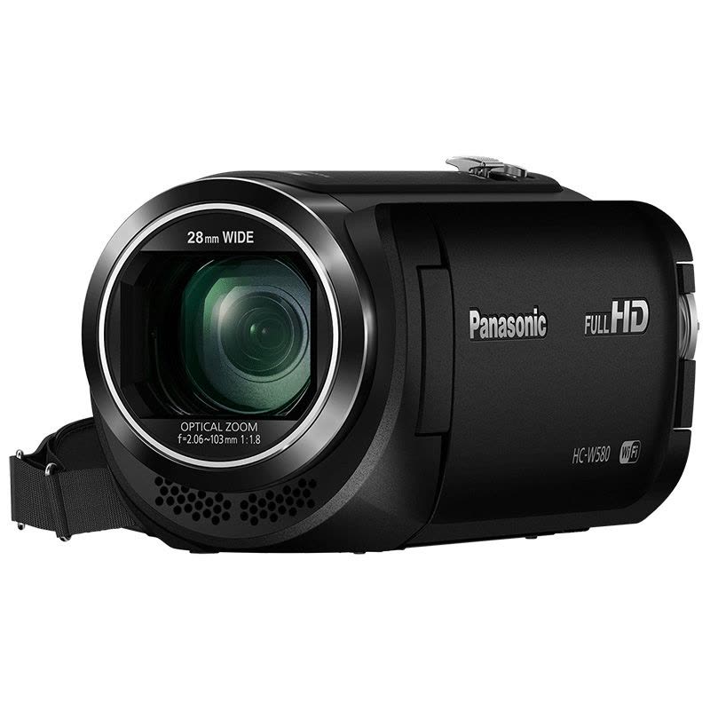松下(Panasonic)HC-W580GK高清手持数码摄像机 家用双摄像头摄像机 黑色图片