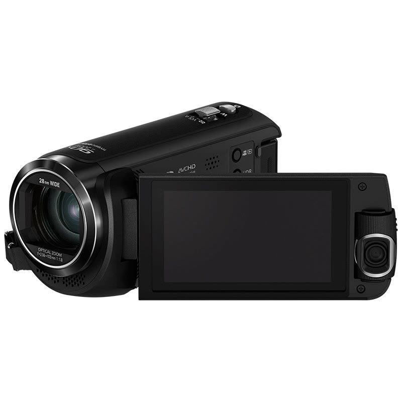 松下(Panasonic)HC-W580GK高清手持数码摄像机 家用双摄像头摄像机 黑色图片