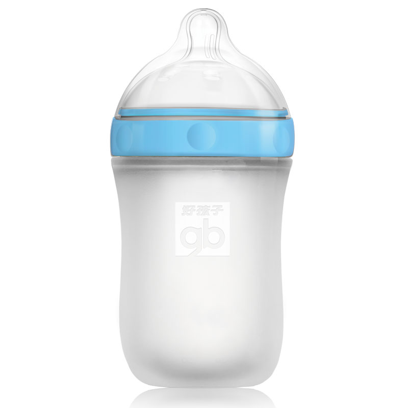 好孩子(Goodbaby)母乳实感宽口径硅胶奶瓶240ml B80347高清大图