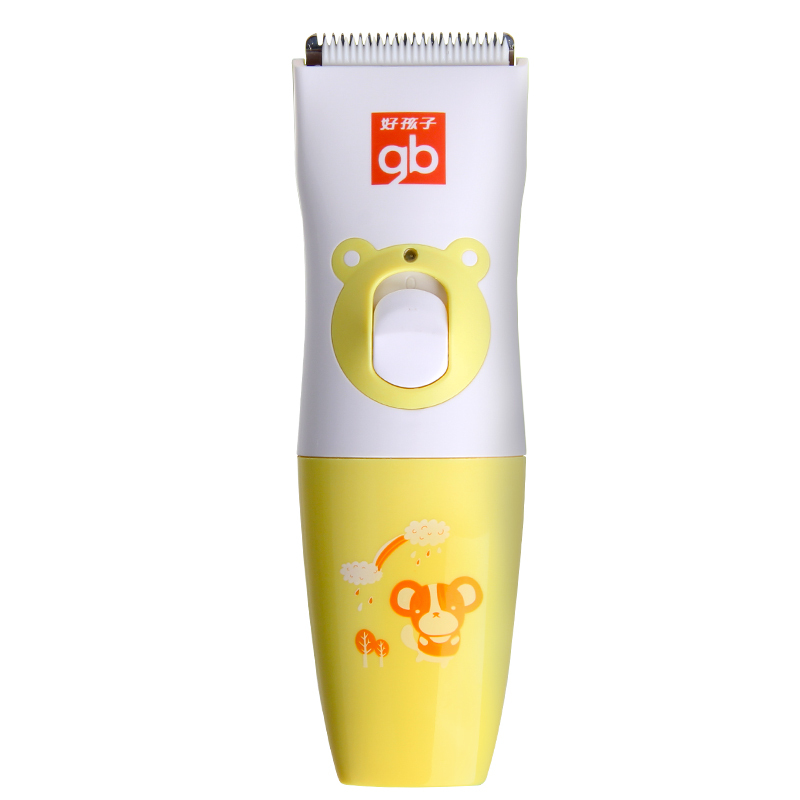 理发器 婴儿儿童防水充电型宝宝理发器(粉黄)C811102