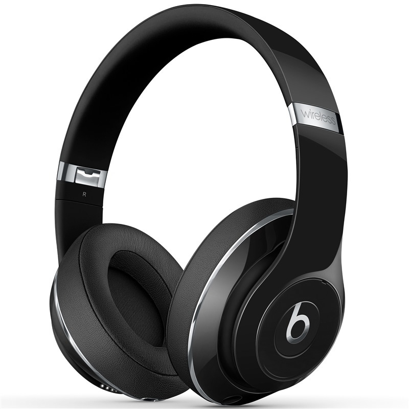 自营beats studio wireless 头戴式耳机 炫黑色 录音师蓝牙无线版
