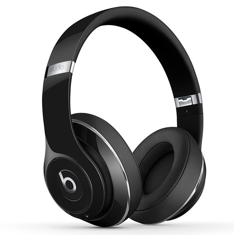 BEATS Studio Wireless 录音师二代2.0新款 头戴式降噪耳机 无线蓝牙耳机 (带麦) 炫黑色高清大图