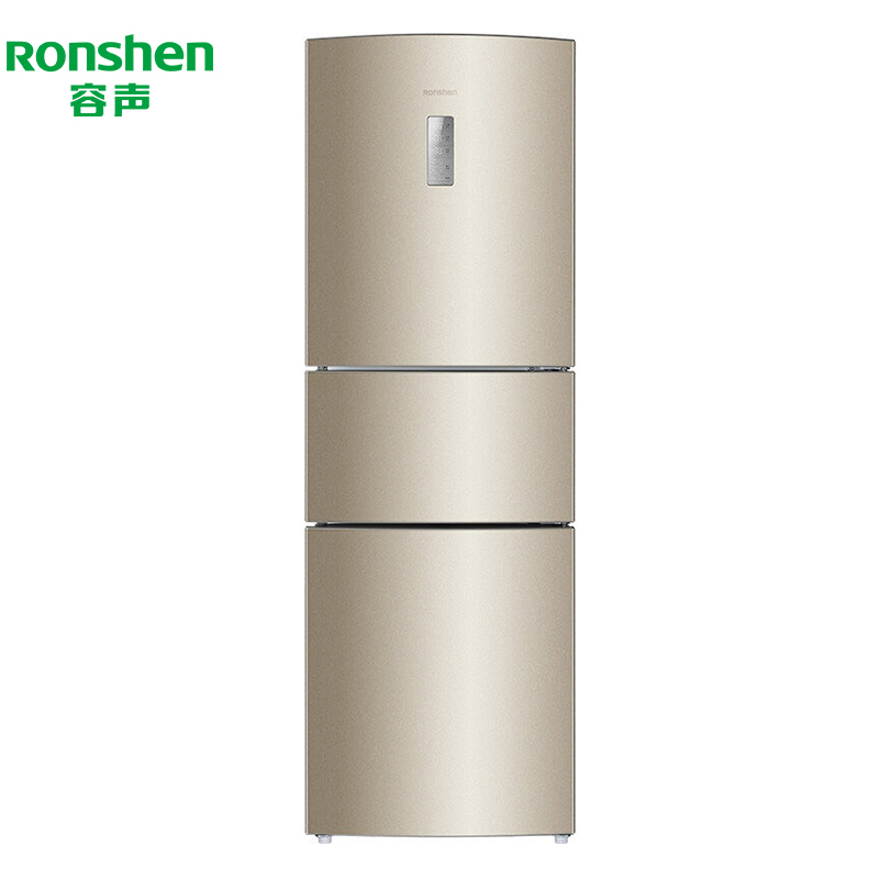 容声(Ronshen)BCD-249WF11NA 249升 三门冰箱 云智能wifi 风冷无霜 电脑控温 家用(璀璨金)