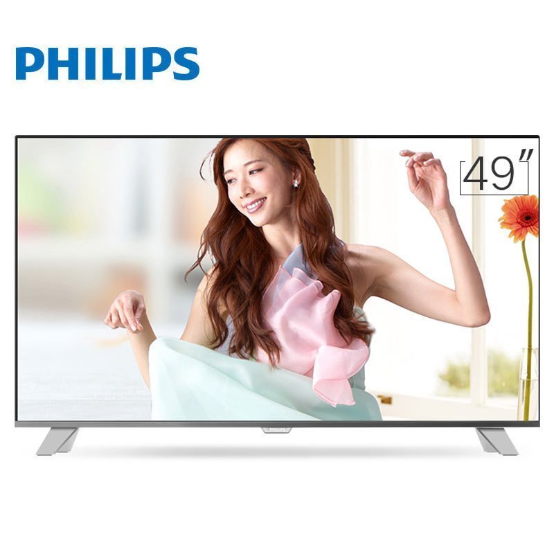 飞利浦(Philips)49PUF6250/T3 49英寸 4K超高清 智能 LED平板液晶 超薄电视机