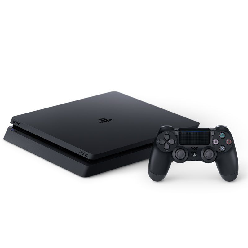 索尼(SONY)PlayStation 4 游戏机(500G PS4电脑娱乐游戏主机 普通版 黑色)