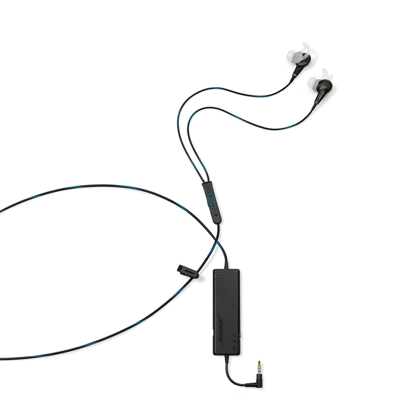 【黑色苹果版】BOSE QC20有源消噪耳机 入耳式耳机 降噪耳塞 明星产品高清大图