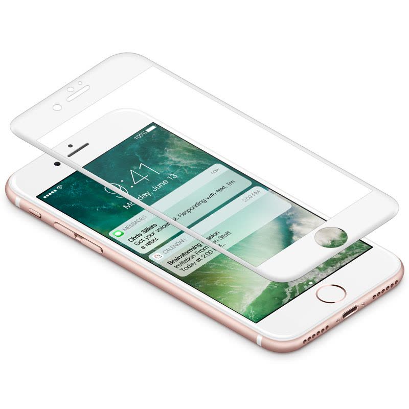 优加 iPhone7/8 Plus钢化膜/手机膜/手机钢化膜/手机钢化膜苹果7/8Plus手机贴膜3D曲面全覆盖玻璃膜图片