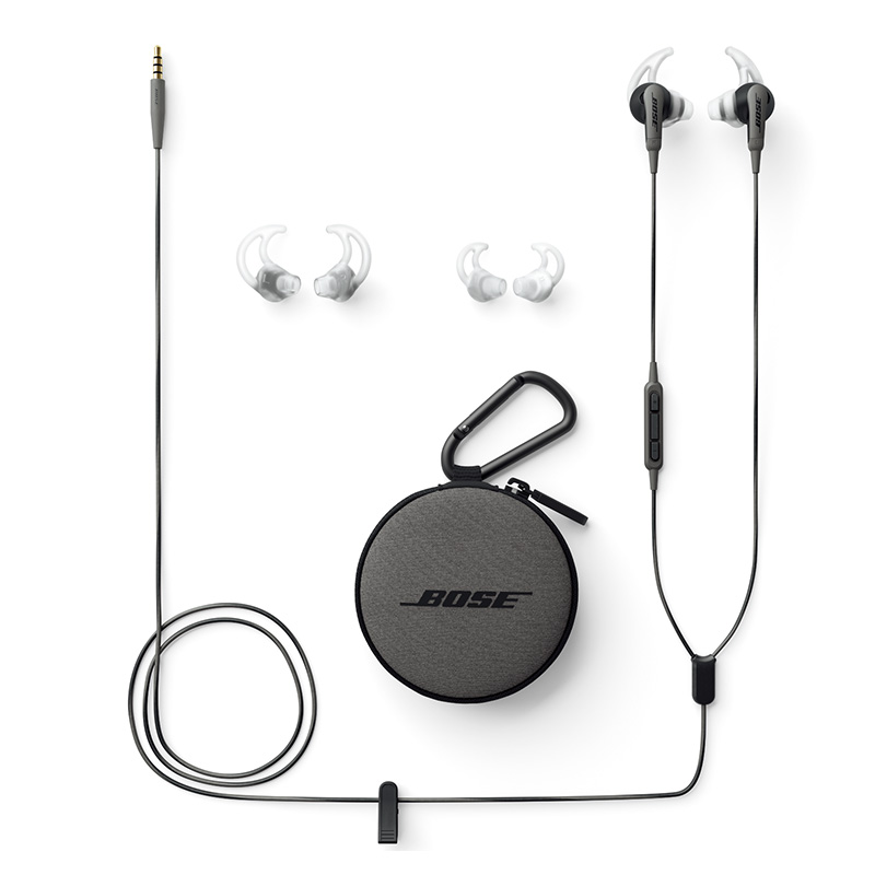 [安卓黑色]BOSE SoundSport耳塞式运动耳机bose运动耳机2代 防汗水ii入耳式高清大图