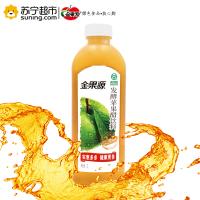 (绿色食品)金果源 苹果醋 饮料1L*6瓶 苹果汁醋饮品 整箱装