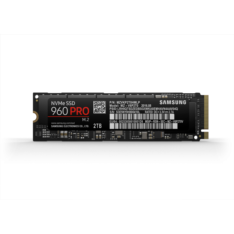 Samsung/三星 MZ-V6P2T0BW 960PRO 2T M.2 NVME SSD固态硬盘