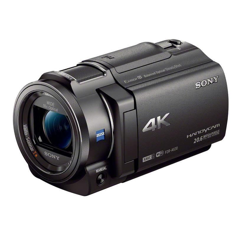 索尼(SONY)FDR-AX30 4K高清摄像机 婚庆/红外夜视DV机+索尼原装包图片