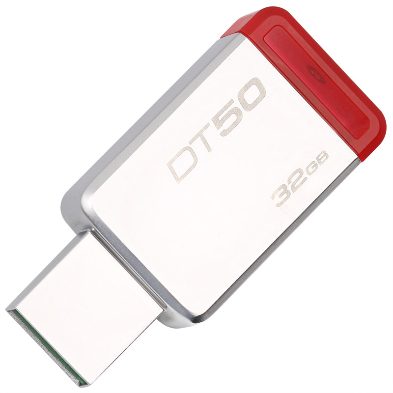 金士顿(Kingston)U盘 DT50 32GB USB3.1 DT50/32GB 红色高清大图