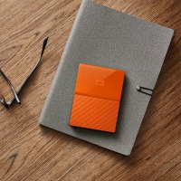 西部数据(WD)My Passport 1TB 2.5英寸USB3.0活力橙移动硬盘WDBYNN0010BOR-CESN