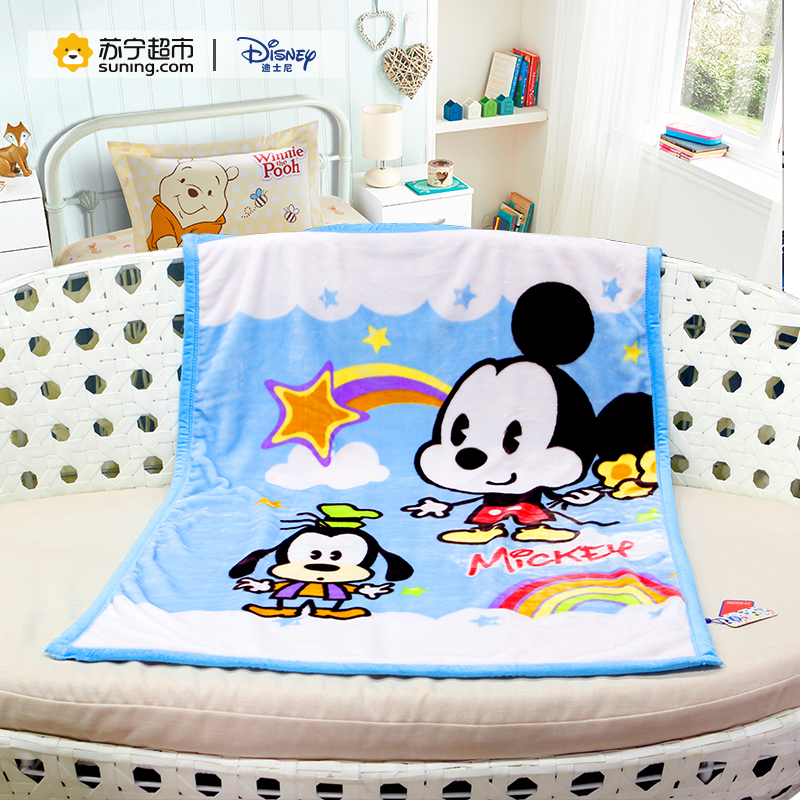 【苏宁超市】Disney/迪士尼 单层空调毛毯高清大图