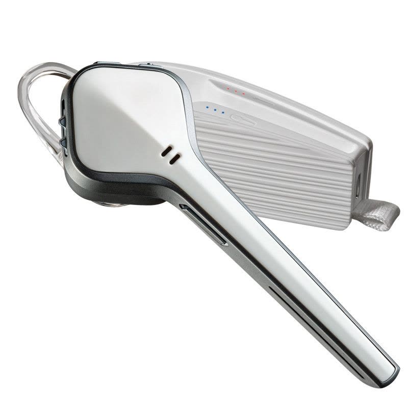 缤特力(Plantronics)商务蓝牙耳机Voyager Edge 通用型入耳式 冰川白色（带可充电电池的充电盒）图片