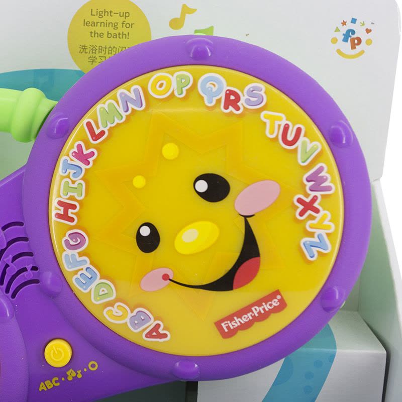 费雪洗浴小手鼓BCD45婴儿宝宝洗澡玩具 早教益智音乐玩具双语图片