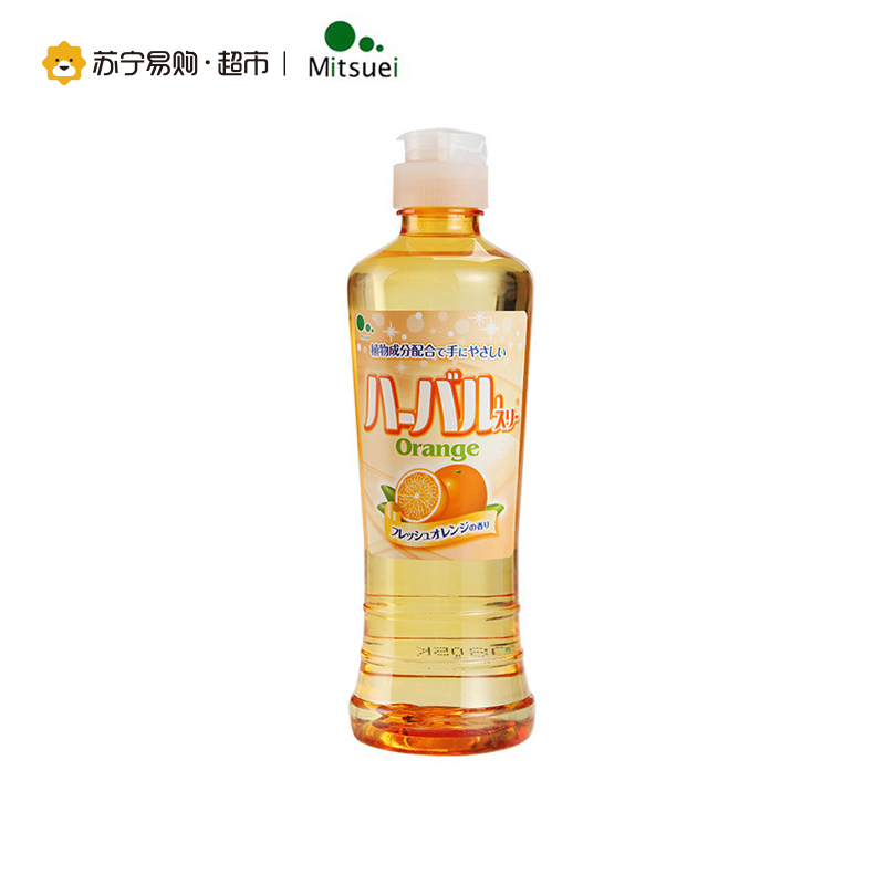 美净荣浓缩型香橙味去油洗洁精270ml