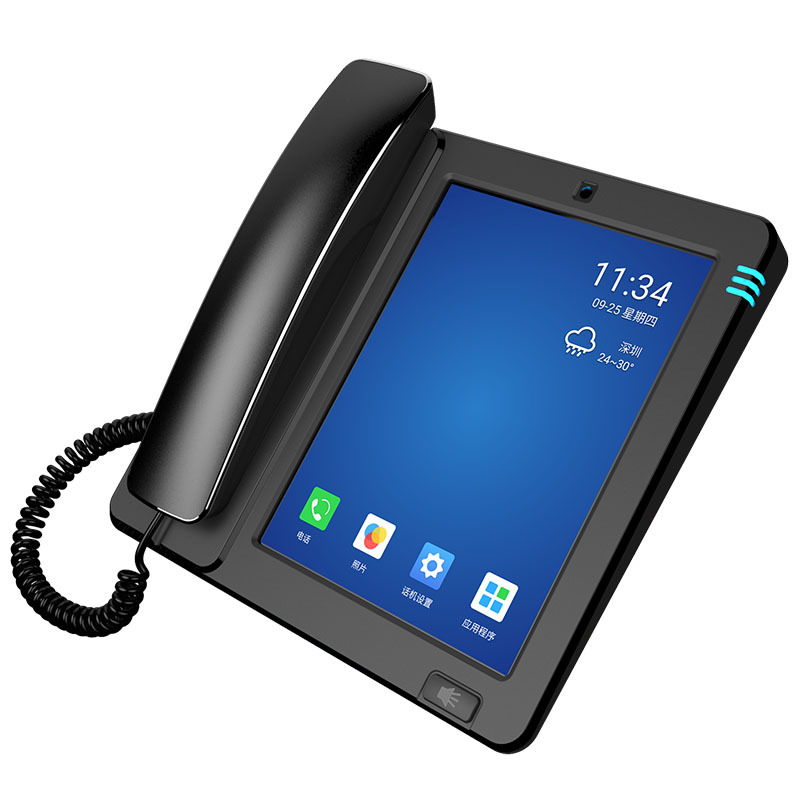 Geartech Gcord P1A32高配版 智能可视电话机视频电话机 商务办公电话 多媒体话机