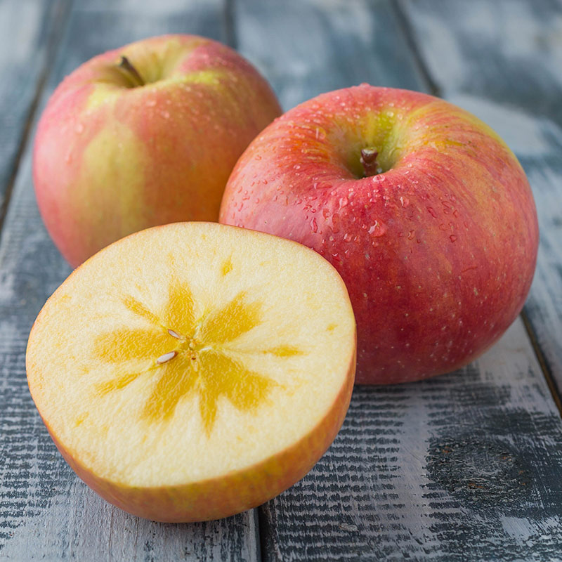 [苏鲜生]新疆阿克苏冰糖心苹果4.5kg果径80-85mm高清大图