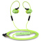 狼博旺NUBWONY-51入耳式耳机 运动跑步音乐耳机带麦 手机电脑通用耳塞 重低音线控游戏耳麦 (绿色)