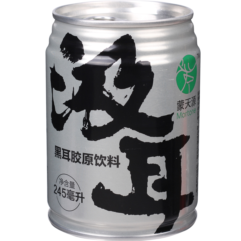 [苏宁超市]蒙天源 汲耳 黑耳胶原饮料 银罐 245ml*6罐