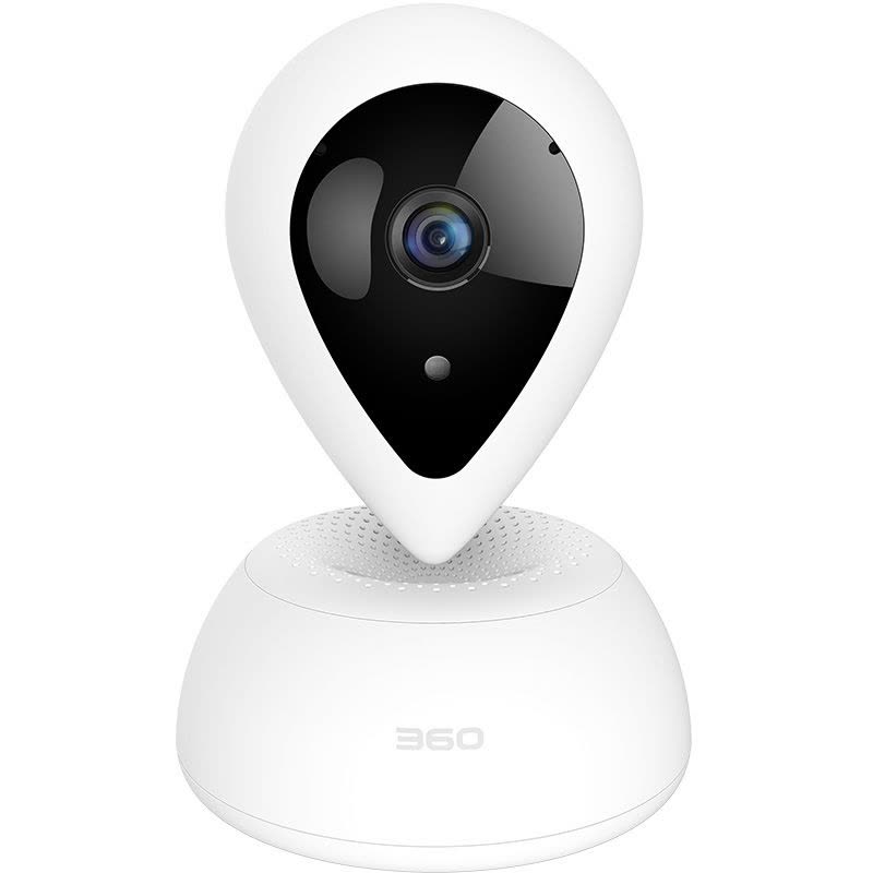 360智能摄像机悬浮版 D619 高清夜视 WIFI摄像头 双向通话 人脸识别 哭声报警 语音交互 白色图片