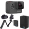 GoPro HERO 5 Black运动摄像机 (含家庭户外旅行通用版配件套包) 4K视频 10米防水 触摸屏