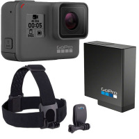 GoPro HERO 5 Black 运动摄像机 (含骑行普及版配件套包) 4K视频 10米防水 触摸屏