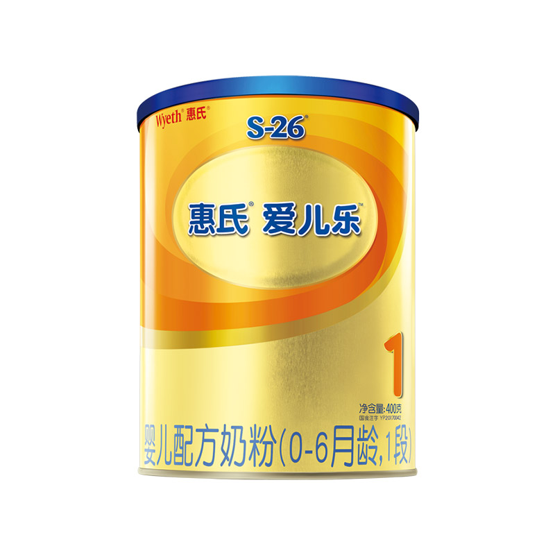 惠氏爱儿乐婴儿配方奶粉(1段,400克)高清大图