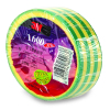 3M 1600#无铅电工绝缘胶带 18MM X 20M 黄/绿色 1600# 黄/绿