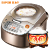 苏泊尔(SUPOR) CFXB40FC28-75 电饭煲 全景视窗智能球釜 4L大容量电饭煲 柴火饭香 香槟金