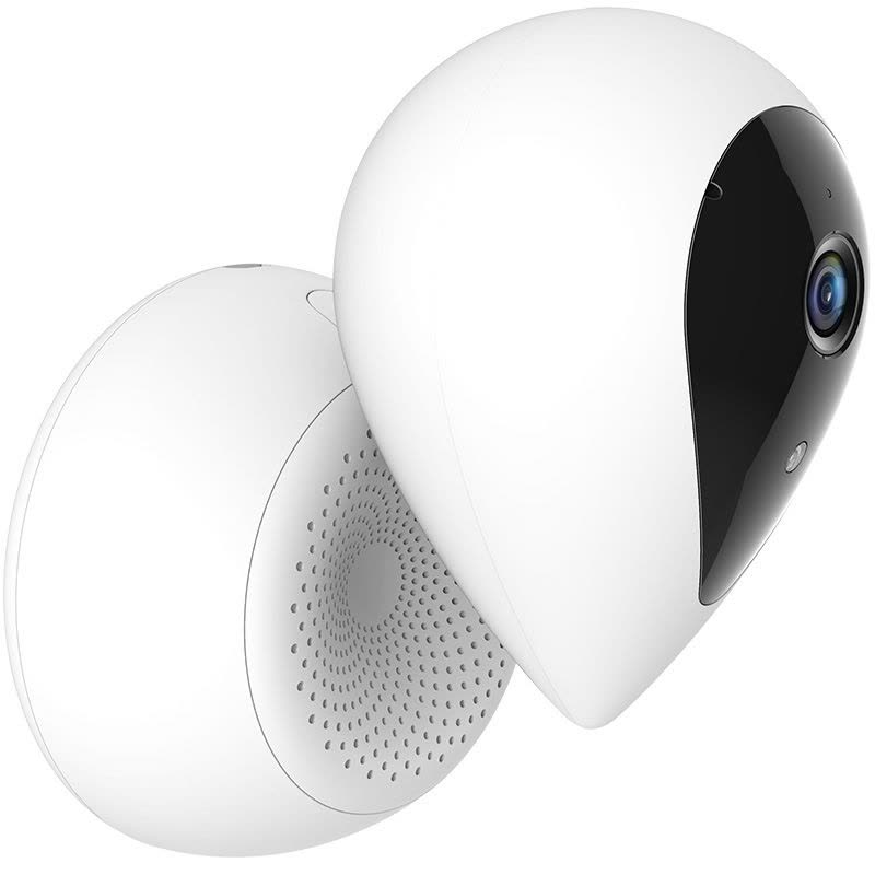 360智能摄像机悬浮1080P版 D618 64G豪华套装 高清夜视 WIFI摄像头 双向通话 人脸识别 语音交互 白色图片