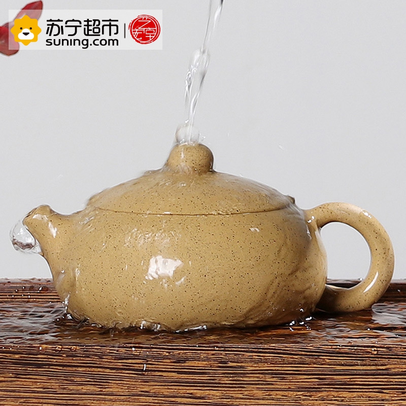 艺宏堂茶具紫砂壶 艺宏堂(仿古扁西施壶）手工制作 宜兴紫砂壶